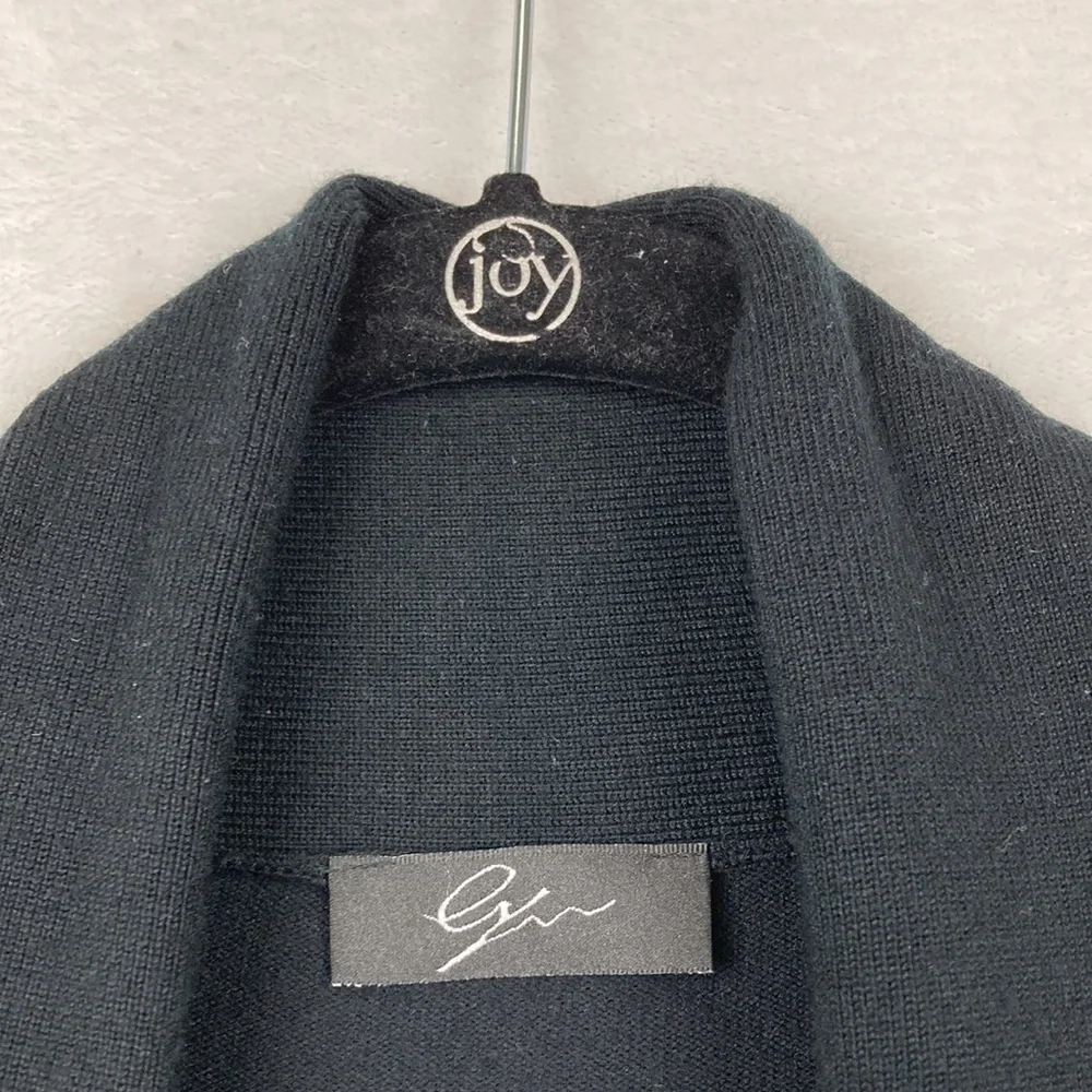 Women’s Black Shawl Collar Open Cardigan sz Medium